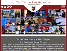 Tablet Screenshot of bianchilawgroup.com